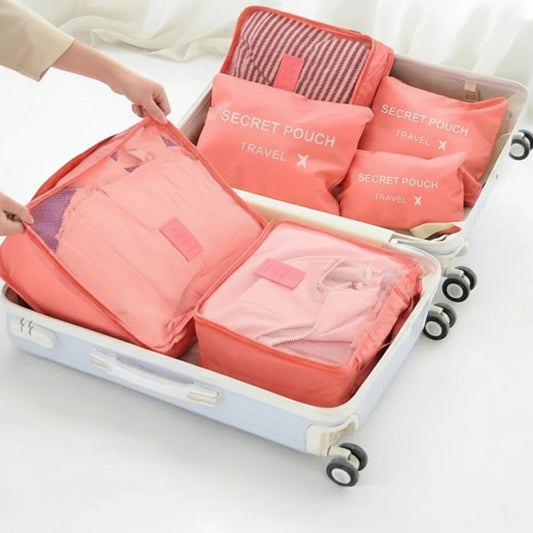 Waterproof Travel Storage Bag Set – Large Capacity Organizer for Luggage, Clothing & Underwear