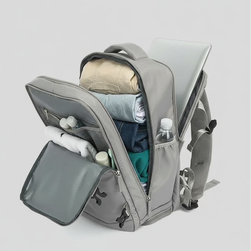 Lumin Cabin Travel Backpack 35L – Smart, Lightweight & Airline Approved Carry-On with Shoe Compartment