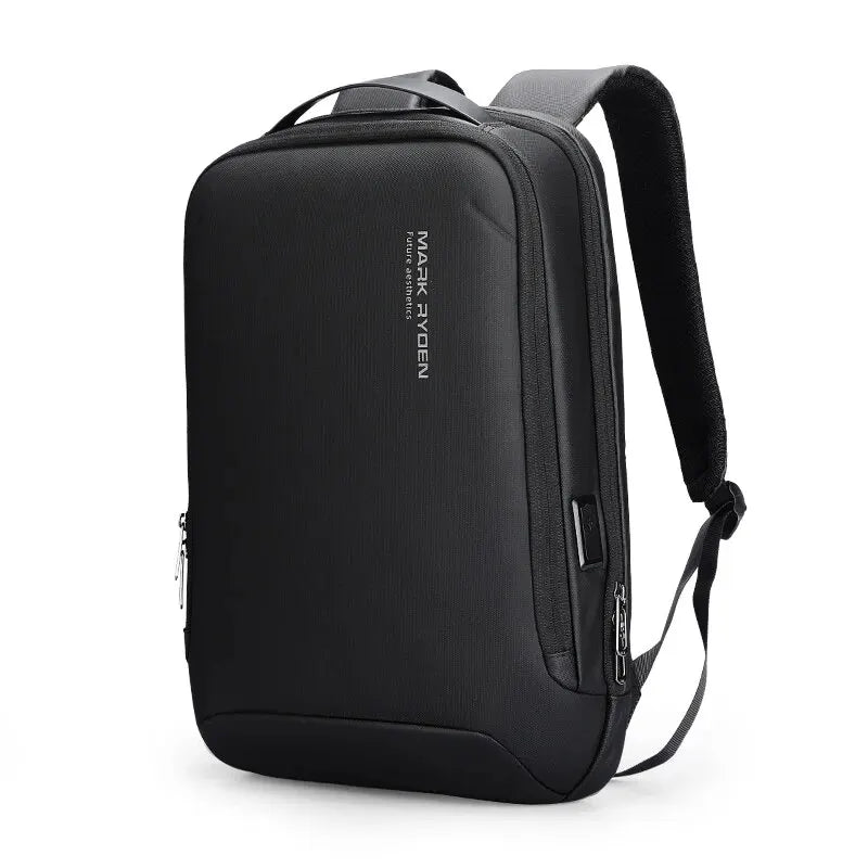 MARK RYDEN Slim Laptop Backpack – Minimalist, USB Charging, Scratch Resistant Business Bag