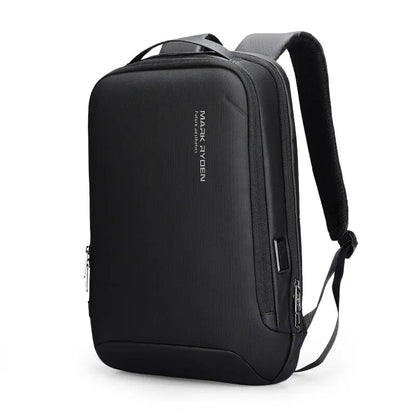 MARK RYDEN Slim Laptop Backpack – Minimalist, USB Charging, Scratch Resistant Business Bag