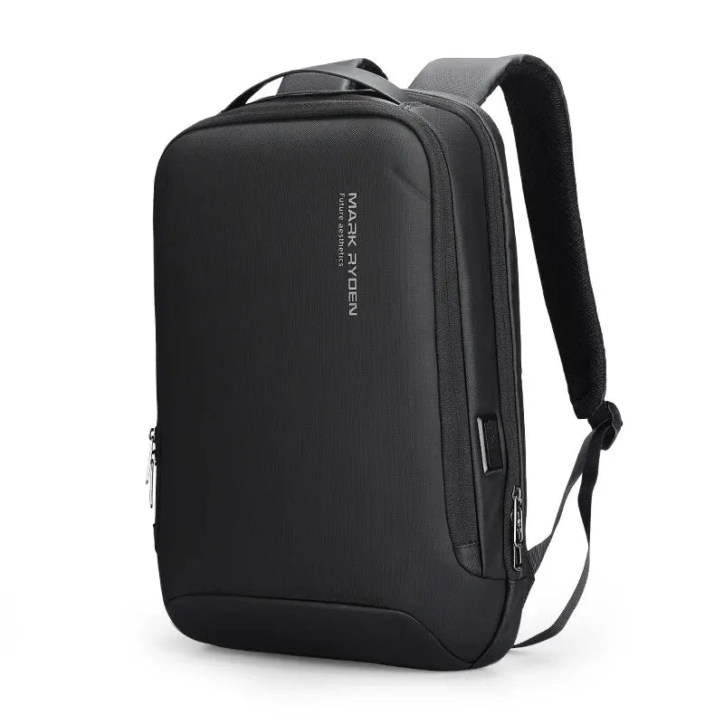 MARK RYDEN Slim Laptop Backpack – Minimalist, USB Charging, Scratch Resistant Business Bag