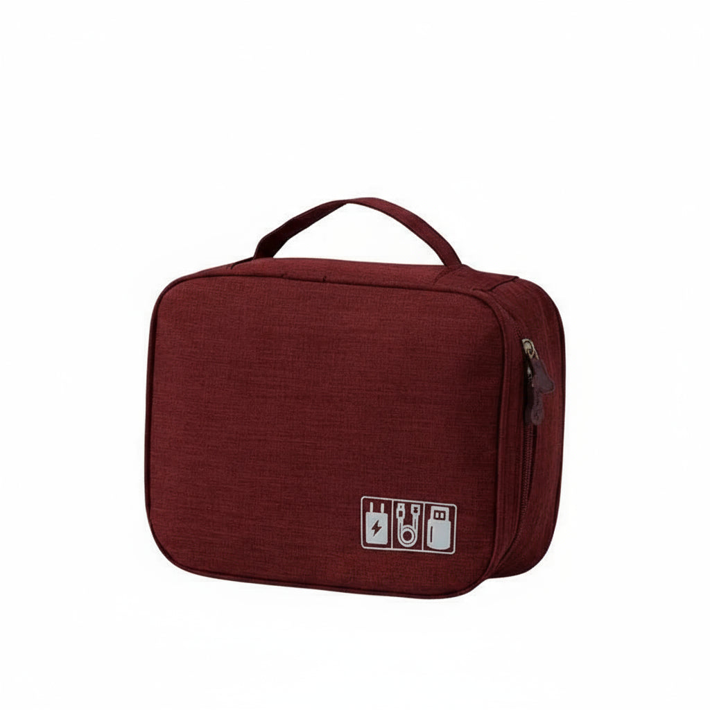 Wine red toiletry bag