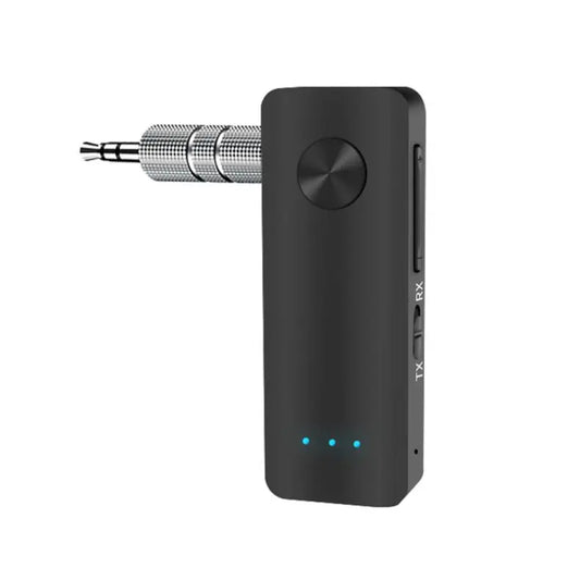 Airplane Compatible 2-in-1 VAORLO Bluetooth 5.4 Audio Transmitter & Receiver - Wireless 3.5mm AUX Adapter with MIC