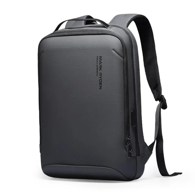 MARK RYDEN Slim Laptop Backpack – Minimalist, USB Charging, Scratch Resistant Business Bag