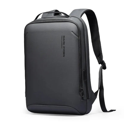 MARK RYDEN Slim Laptop Backpack – Minimalist, USB Charging, Scratch Resistant Business Bag