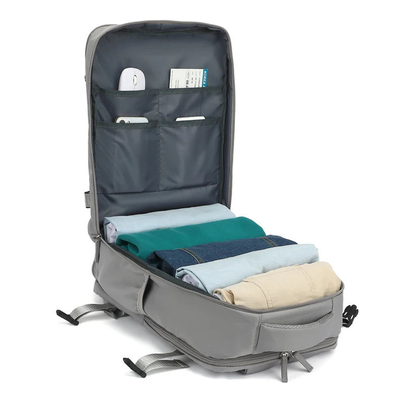 Lumin Cabin Travel Backpack 35L – Smart, Lightweight & Airline Approved Carry-On with Shoe Compartment