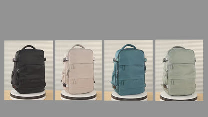 Lumin Cabin Travel Backpack 35L – Smart, Lightweight & Airline Approved Carry-On with Shoe Compartment